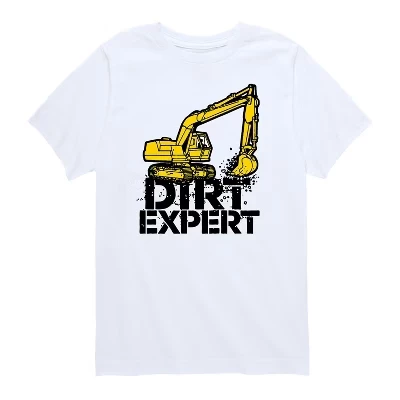 Футболка Dirt Expert с коротким рукавом и рисунком белого цвета