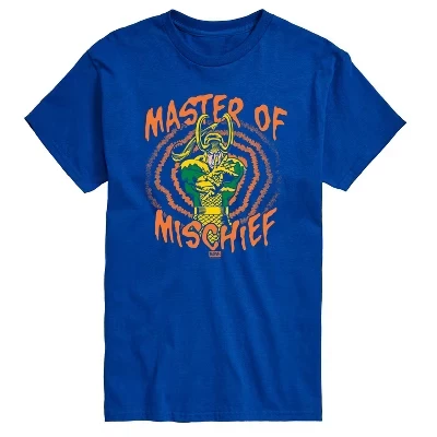 Мужская футболка с коротким рукавом Loki Master Of Mischief с графическим рисунком