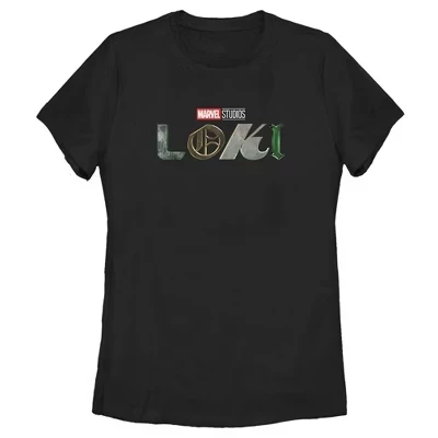 Женская футболка Marvel «Локи», черная
