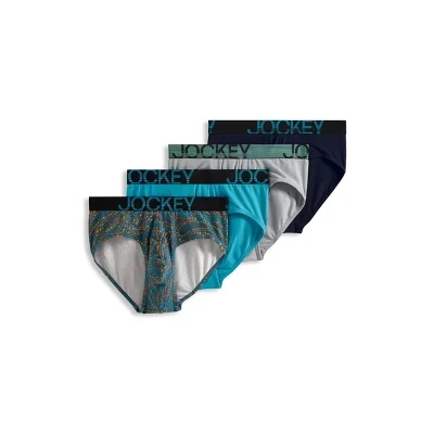 Мужские шорты ActiveStretch Brief - 4 упаковки бирюзовых перьев