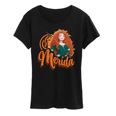 Женская футболка Merida Headshot с коротким рукавом и графическим рисунком, черная