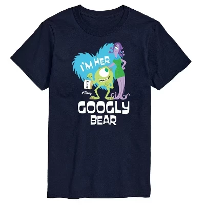 Мужская футболка Monsters Inc. «Googly Bear», синяя