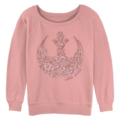 Толстовка Junior's : A New Hope Rebel Alliance с розовыми розами