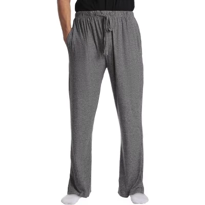 Мужские пижамные брюки из сверхмягкого трикотажа с карманами - Mens PJ Bottoms space dye - угольный полиспандекс