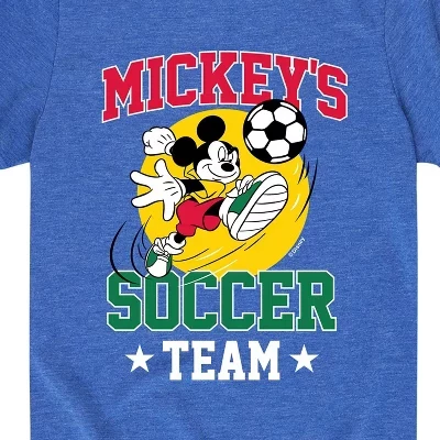 Mickey's Soccer Short Sleeve Graphic T-Shirt blue (2)