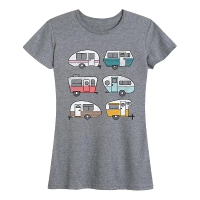 Женская футболка Camper Grid с коротким рукавом и графическим рисунком