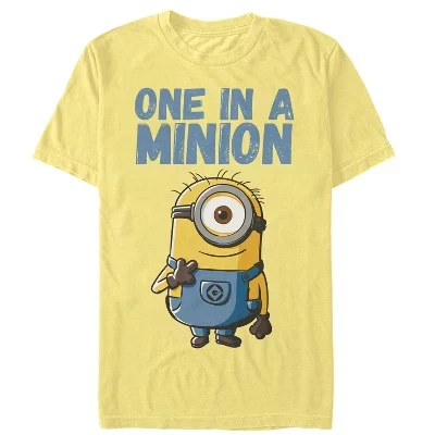 Мужская футболка Despicable Me «Миньон», банановая