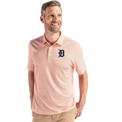 Мужское поло Detroit Tigers Cutter & Buck Pike Eco, мультицвет