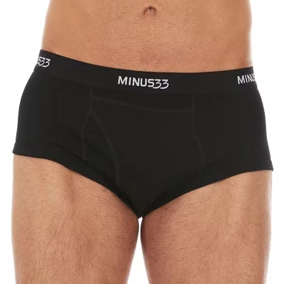 Мужские брифы Minus33 Woolverino, черные
