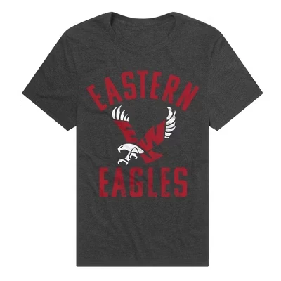 Футболка для взрослых Eastern Washington University Eagles с изображением древесного угля