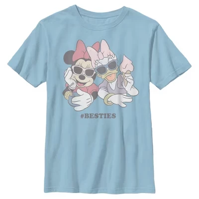 Футболка Disney Minnie and Daisy Besties для мальчика светло-голубая