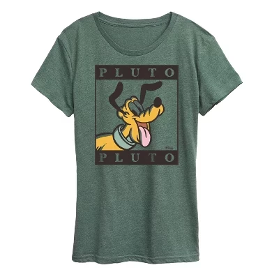 Женская футболка с коротким рукавом Block Pluto и графическим рисунком heather juniper