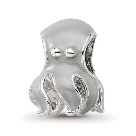 Шарм Black Bow Jewelry Octopus из серебра с эмалью