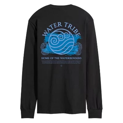 Мужской лонгслив Avatar Water Tribe, черный