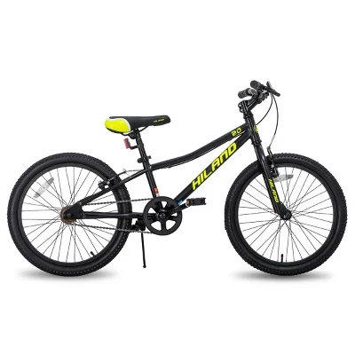 Детский велосипед Hiland 20″/24″ горный, черный