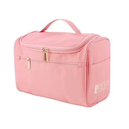 Подвесная дорожная косметичка Unique Bargains, розовая