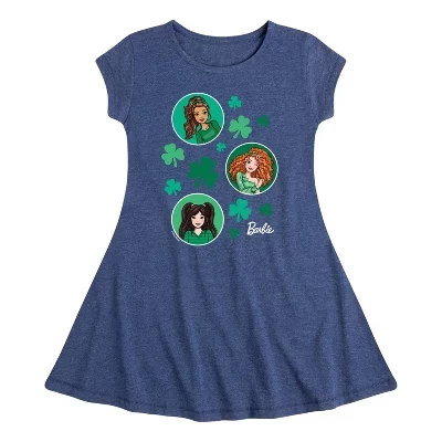 Платье для девочек Barbie St Paddys Collage, синее