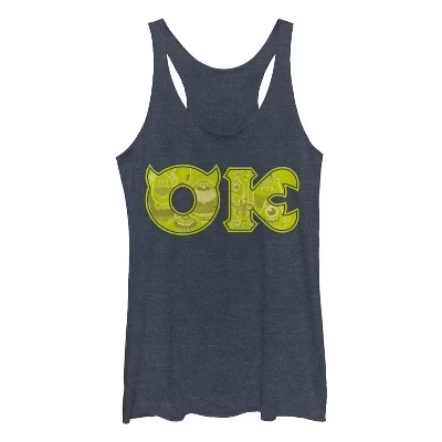 Женская спортивная майка Monsters Inc Oozma Kappa Fraternity Racerback синего цвета