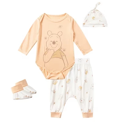 Мальчиковый 4-предметный набор Winnie the Pooh, желтый