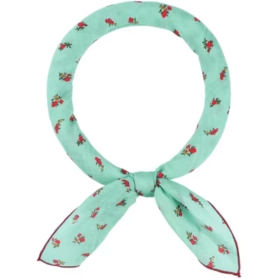 Женский шейный платок INSPIRE CHIC 55×55 см, бирюзовый