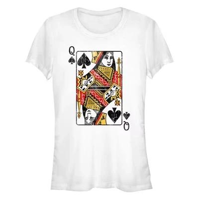 Футболка Junior's Lost Gods Queen of Diamonds с потертостями q - spades