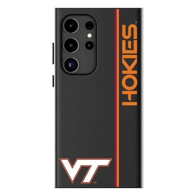 Боковая панель NCAA ACC Universities, совместимый с MagSafe чехол для мобильного телефона Samsung Galaxy virginia tech hokies