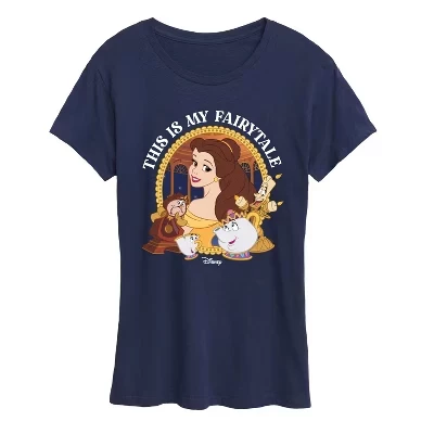 Женская футболка Belle This Is My Fairytale с коротким рукавом и графическим рисунком