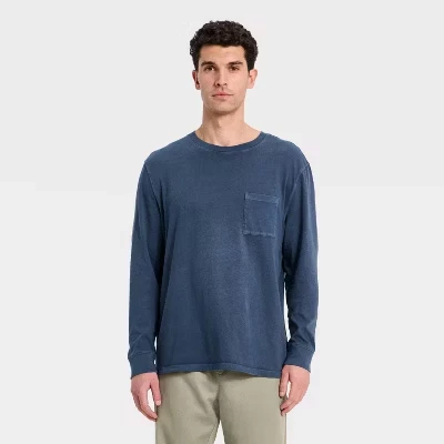Мужской лонгслив Goodfellow & Co Vintage, синий