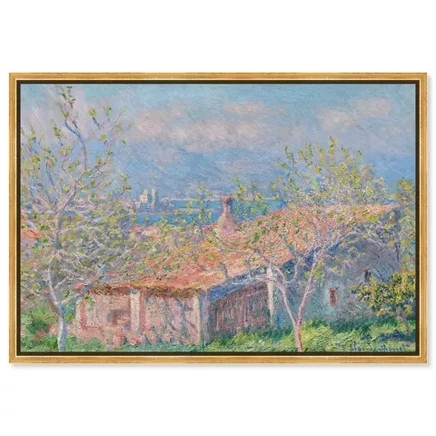 Картина Art Remedy «Дом садовника», 61×41 см, золотая