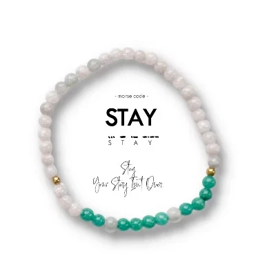 Женский браслет Ethic Goods STAY, 4 мм, лавандово-голубой