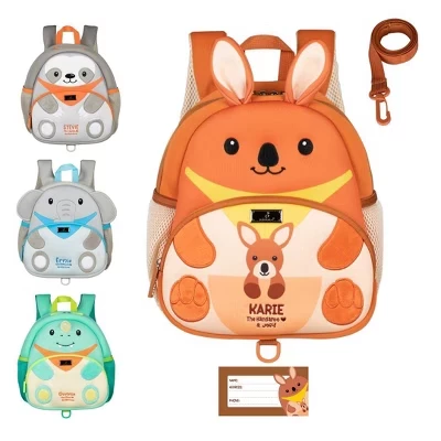 Детский рюкзак BabbleRoo Karie the Kangaroo с поводком, коричневый