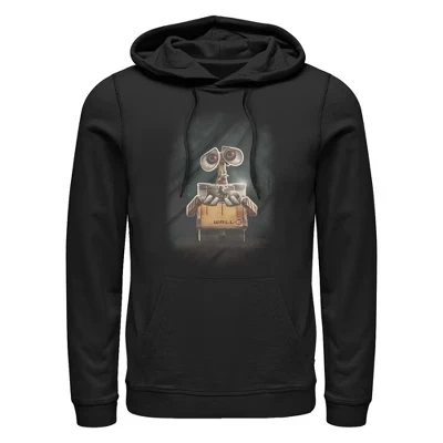 Мужская толстовка с капюшоном Wall-E Plant Gift Pull Over черного цвета