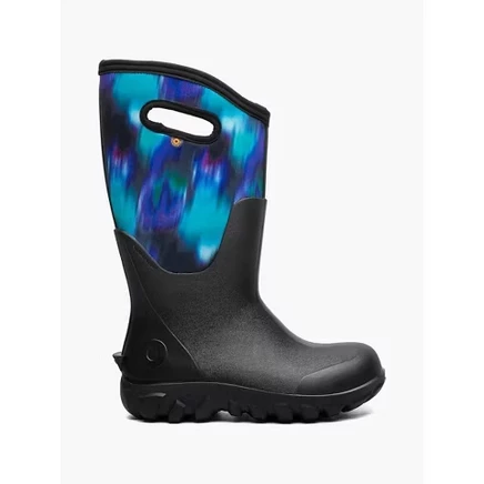 Женские зимние сапоги Bogs Classic Seamless Tall водонепроницаемые, черный мульти