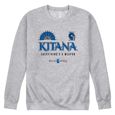Мужская - - Трикотажная флисовая толстовка Kitana с графическим принтом athletic heather