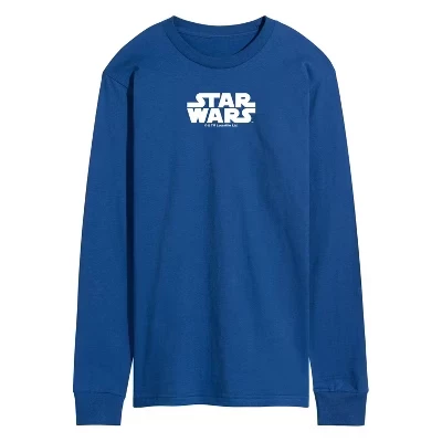 Мужской лонгслив Star Wars Logo, синий