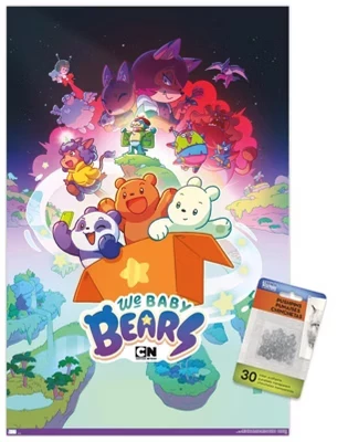 We Baby Bears - Ключевые художественные настенные плакаты без рамки с прозрачными кнопками в комплекте