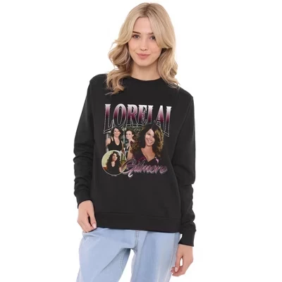 Женская толстовка Lorelai Bootleg Crew черного цвета