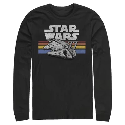 Мужской лонгслив Star Wars Millennium Falcon 77, черный