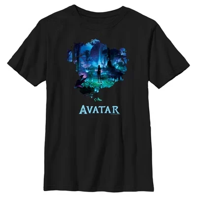 Футболка для мальчиков Avatar «Нейтири», черная