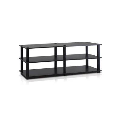 HOMLUX 3-ярусный стеллаж для хранения обуви Органайзер для прихожей вмещает 15 пар обуви, легко монтируется, черный