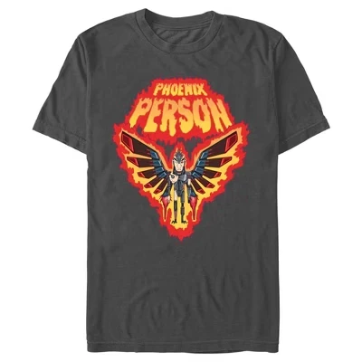 Мужская футболка Rick and Morty Phoenix Person, графитовая