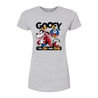 Женская футболка с графическим принтом Goofy The One-Only, приталенная