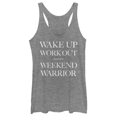 Женская майка Weekend Warrior Racerback с завышенной талией