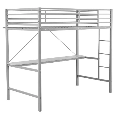 Детская кровать-чердак Flash Furniture Jake, серая