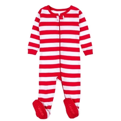 Leveret Cotton Kids Footed Pajamas Buffalo Plaid - Buffalo Check Pajamas multicolor (6)