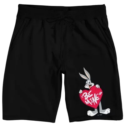 Мужские черные пижамные шорты для сна Bugs Bunny 