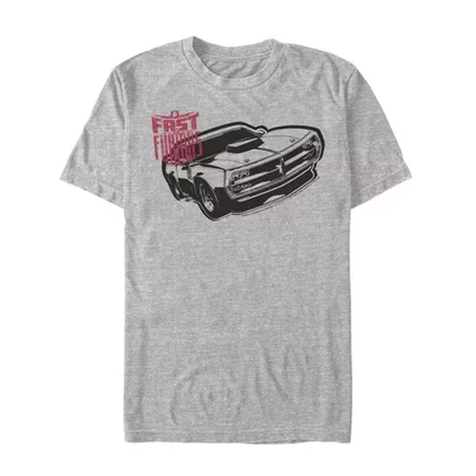 Мужская футболка Universal Fast & Furious, серый меланж