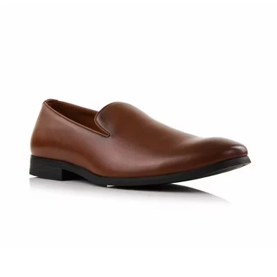 Мужские мокасины Clyde MFA19672 в минималистском стиле из цельного куска кожи espresso