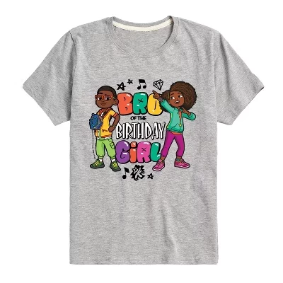Футболка Birthday Girl Bro с коротким рукавом и графическим рисунком athletic heather