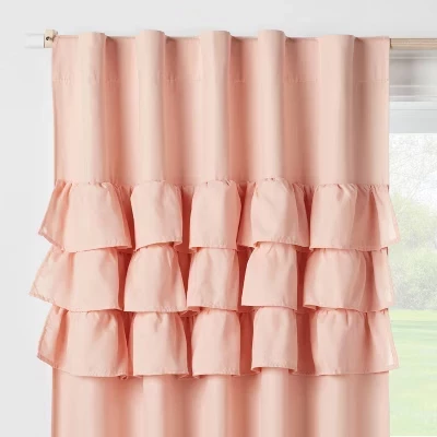 Детская светонепроницаемая штора Pillowfort, розовая